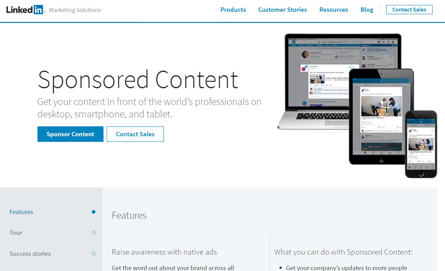 LinkedIn Native Ads