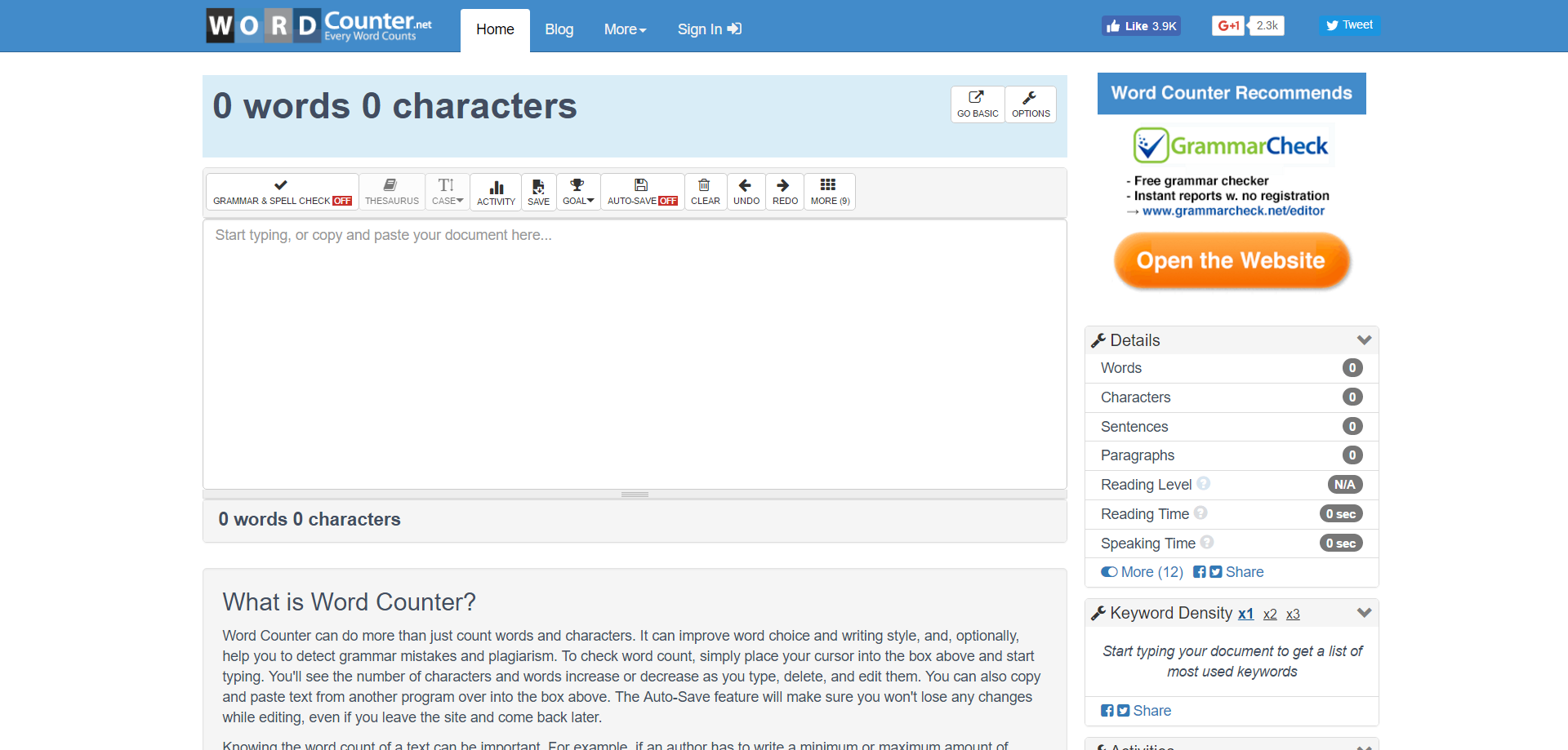 Word Counter
