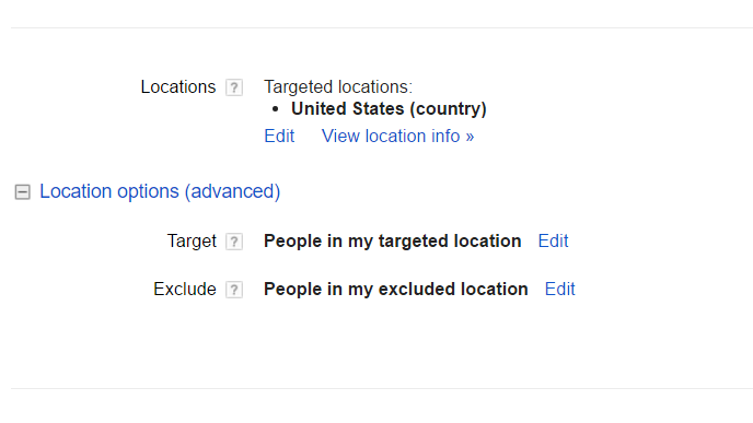 targeted audience