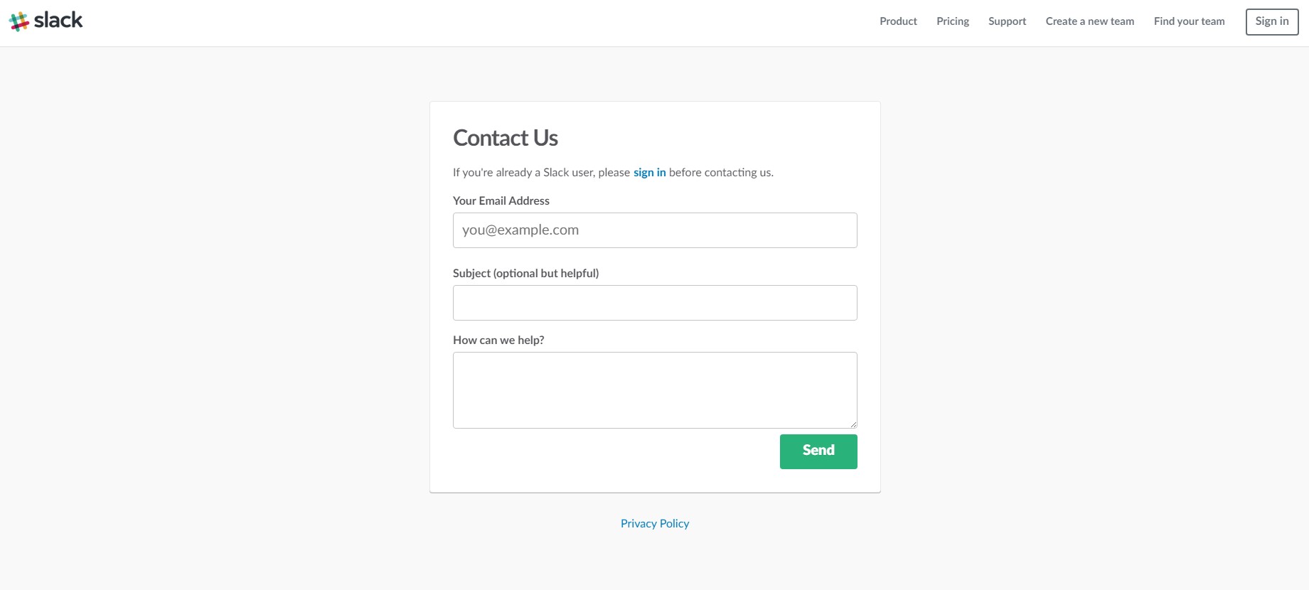 Contact Us