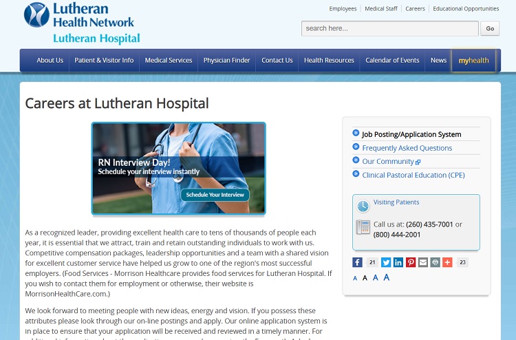 Careers Page branding