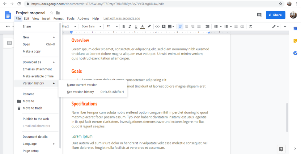 google docs