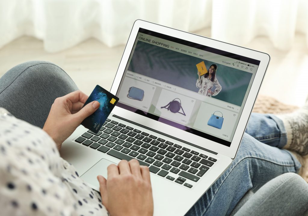 Women with Credit Card
