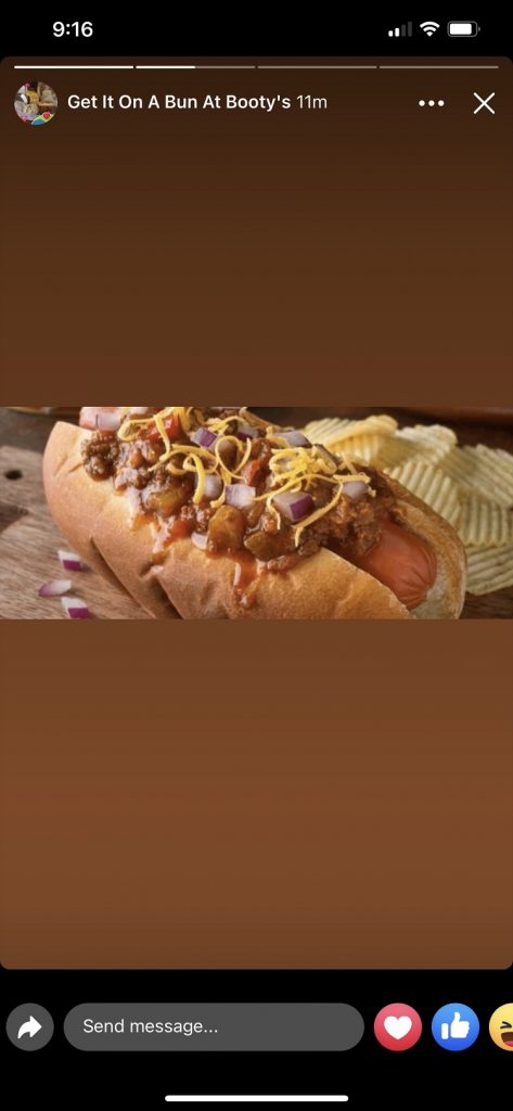 get it on a bun at bootys