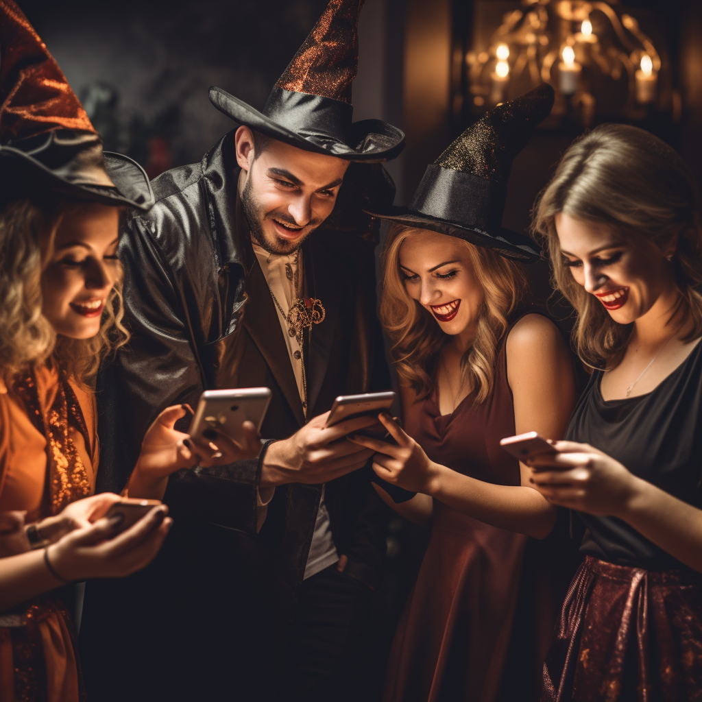 halloween social media