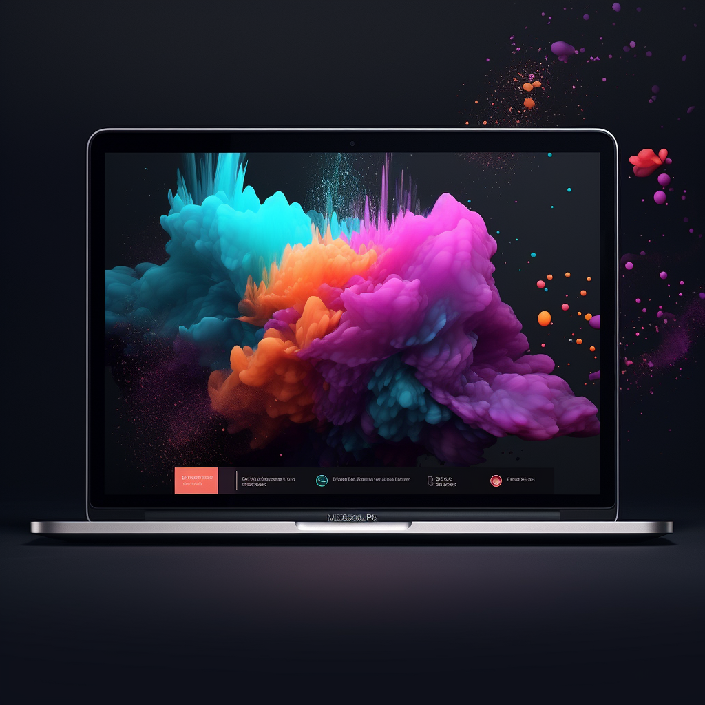 high contrast website colors
