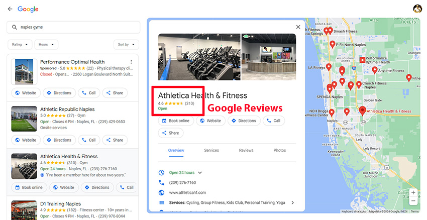 gym reviews