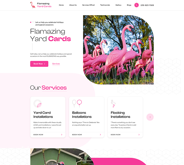 Flamazing Yard Cards