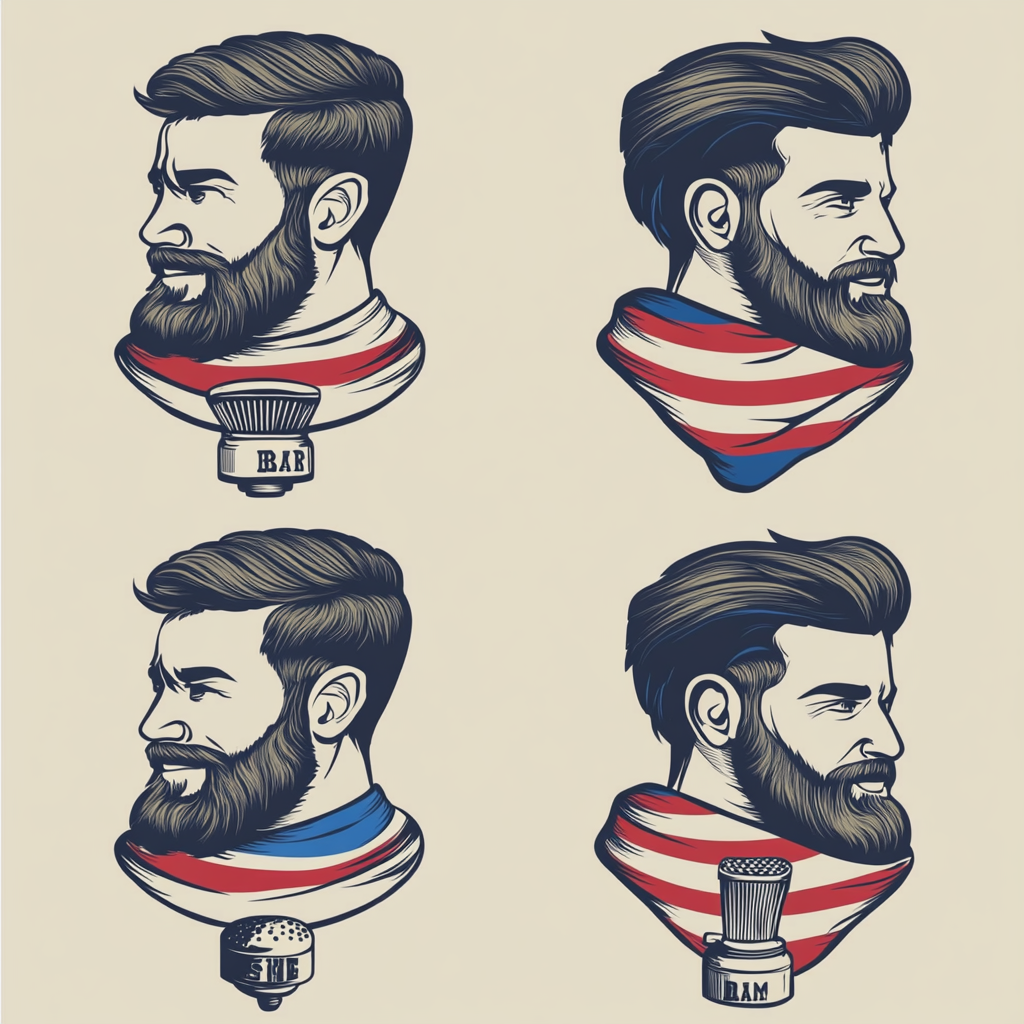 barbershop brand identity