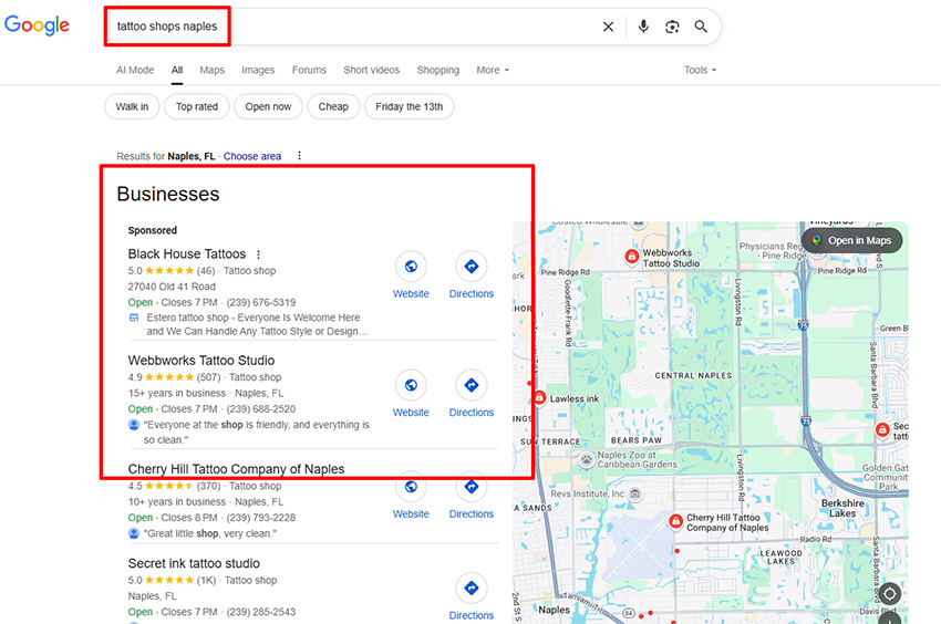 tattoo-shop-local-online-presence